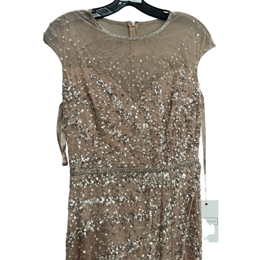 Mac Duggal Sleeveless Beaded & Sequined Gown - Size 2 - NWT - Picture 5 of 6